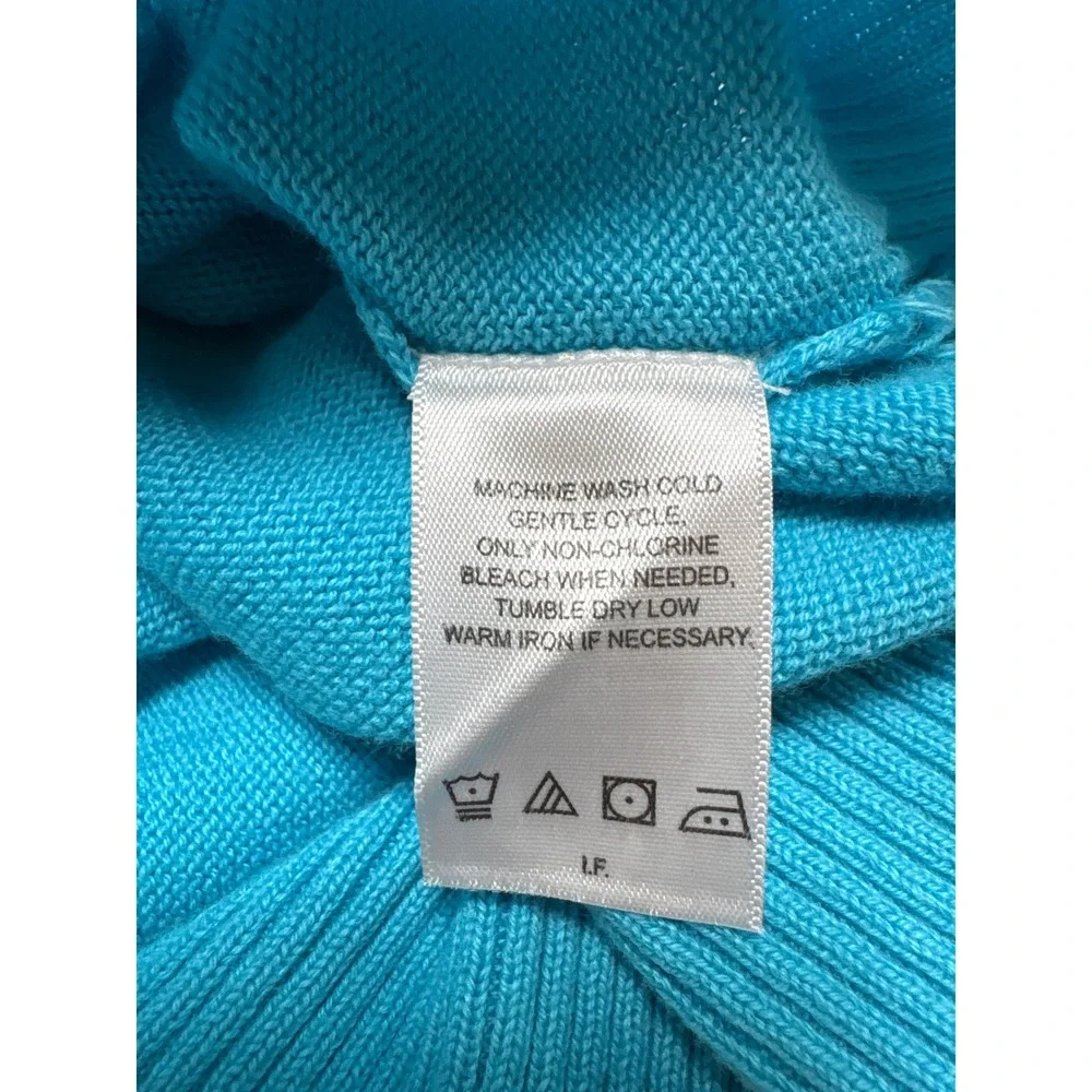Southern Pines Men XL Blue 100% Cotton Quarter Zip Vest Golf Preppy Country Club